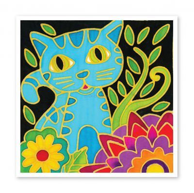 Batik Painting 3-in-1 Kit - Kitty Cat!