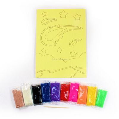 Glow-in-the-Dark Sand Art Kit - Space Series