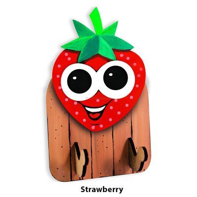 3D Fruit Key Hanger - Strawberry