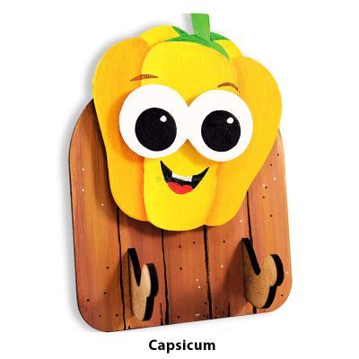 3D Vegetable Key Hanger - Capsicum