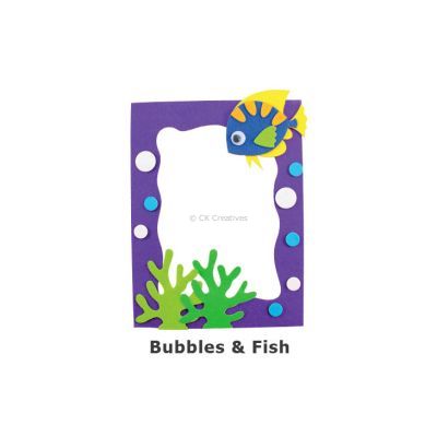 Fancy Felt Mirror - Bubbles and Fish