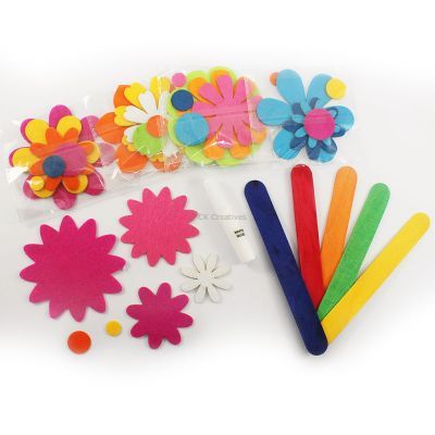 Felt Flower Bookmark Pack of 5 - Content