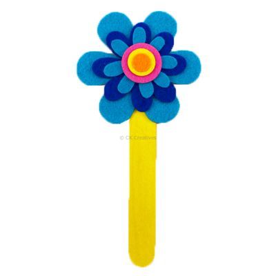 Felt Flower Bookmark