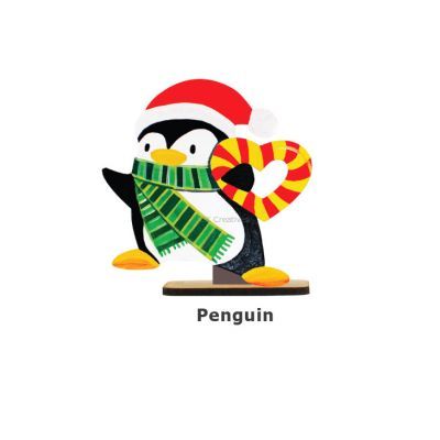 Christmas Paperclip Stand Pack of 5 - Penguin
