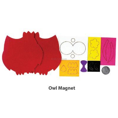 Felt Owl Magnet - Content