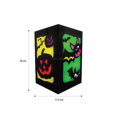 DIY Halloween Lantern - Size