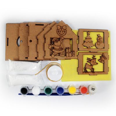 Christmas House Lantern Kit - Contents