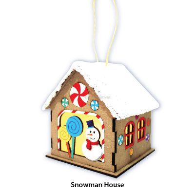 Christmas House Lantern Kit - Snowman