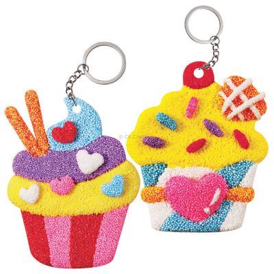 Foam Clay 2-in-1 Cupcake Keychain Kit