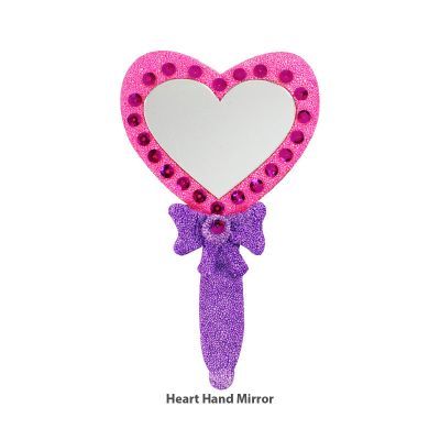 Foam Clay Hand Mirror Kit - Heart