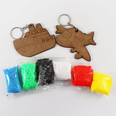 Foam Clay 2-in-1 Transport Keychain Kit - Contents