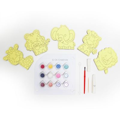 5-in-1 Sand Art Animal Board Kit - Contents