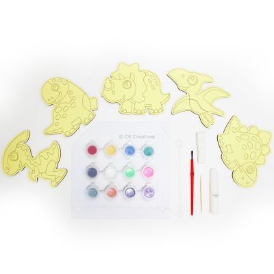 5-in-1 Sand Art Dino Board Kit - Contents