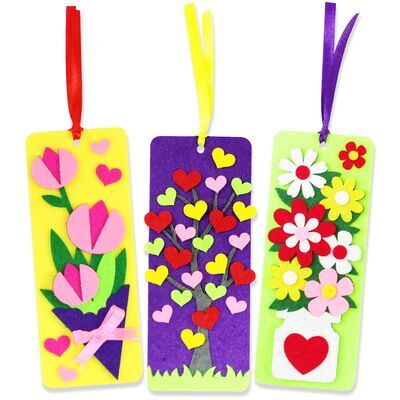 Felt Mother's Day Bookmarks