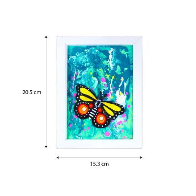 Pour Art Painting Kit With 3D Frame - Insects Theme - Size