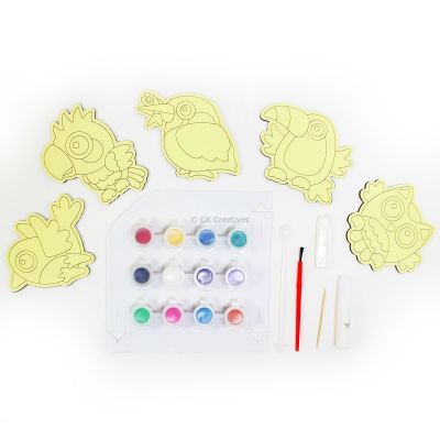 5-in-1 Sand Art Bird Board Kit - Contents