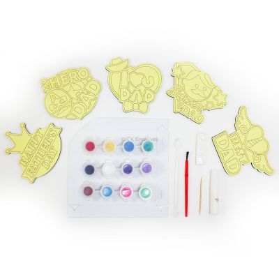5-in-1 Sand Art Father's Day Board Kit - Contents