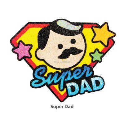 5-in-1 Sand Art Father's Day Board - Super Dad