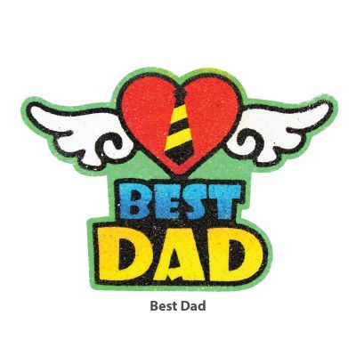 5-in-1 Sand Art Father's Day Board - Best Dad