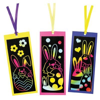 Scratch Art Easter Bookmark - Designs