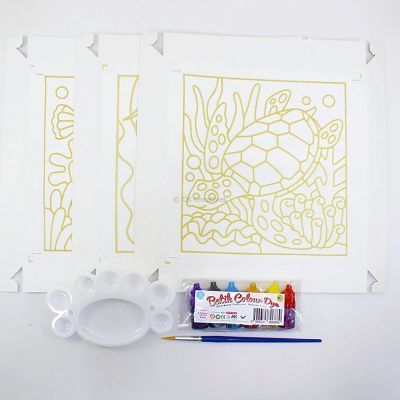 Batik Painting 3-in-1 Kit - Seaworld! - Contents