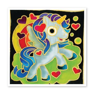 Batik Painting 3-in-1 Kit - Unicorns!