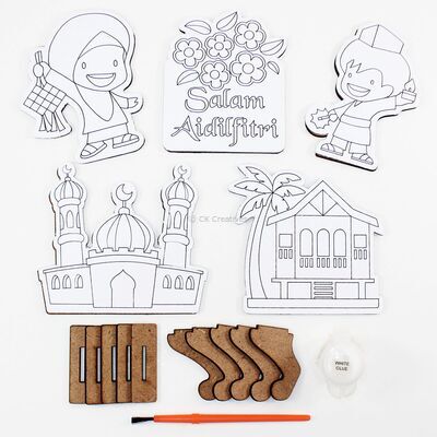 Wooden Raya Stand - Contents