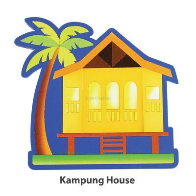 Wooden Raya Stand - Kampung House