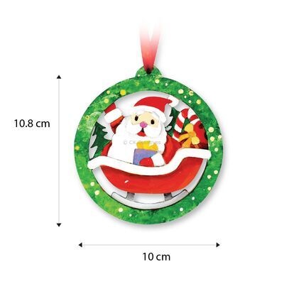 3D Christmas Hanging Deco Kit - Size