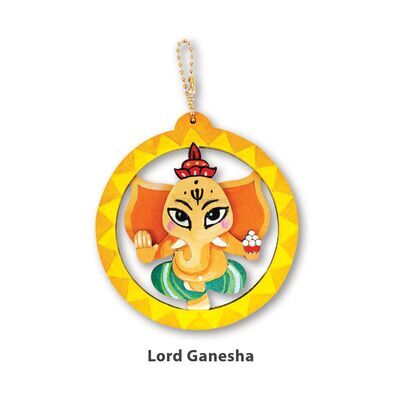 3D Deepavali Hanging Deco Kit - Lord Ganesha