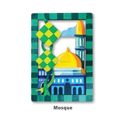 3D Hari Raya Deco Stand Kit - Mosque