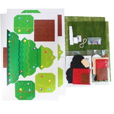 Christmas Tree Character Lamp Kit - Contents