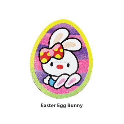 Sand Art Easter Egg Deco Board - Easter Egg Bunny