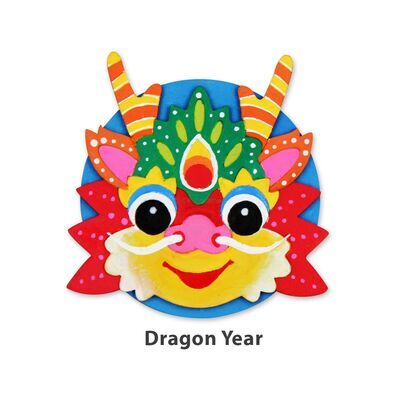 Chinese New Year Deco Board Magnet Kit - Dragon Year