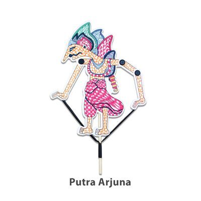 Wayang Kulit Paper Puppet Kit - Putra Arjuna