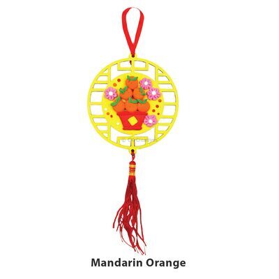 Air-Dry Clay Chinese New Year Deco Hanger Kit Part 1 - Mandarin Orange