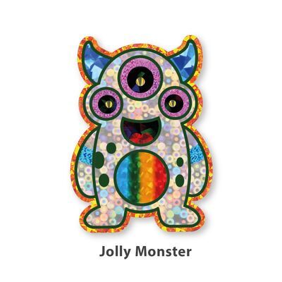 Foil Art 4-in-1 Monster Board Kit - Jolly Monster