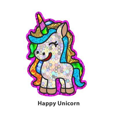 Foil Art 4-in-1 Unicorn Board Kit - Happy Unicorn