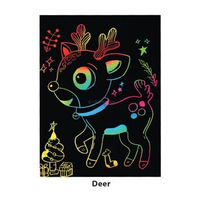 Scratch Art Wild Animals Kit Part 2 - Deer