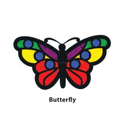 Suncatcher Animal Paper Kit - Butterfly
