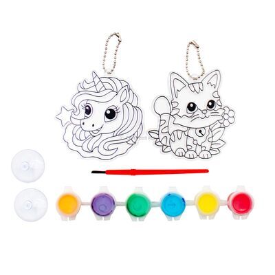 Suncatcher Board Deco Painting Suction Kit - Contents