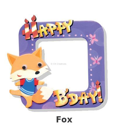 Create Your Own Photo Frame Kit - Fox