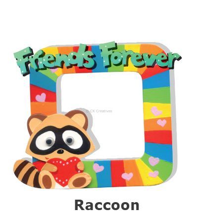Create Your Own Photo Frame Kit - Raccoon