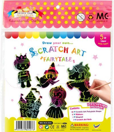 Scratch Art Fairytale Kit