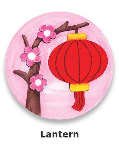 Chinese New Year Deco Board Magnet Kit - Lantern