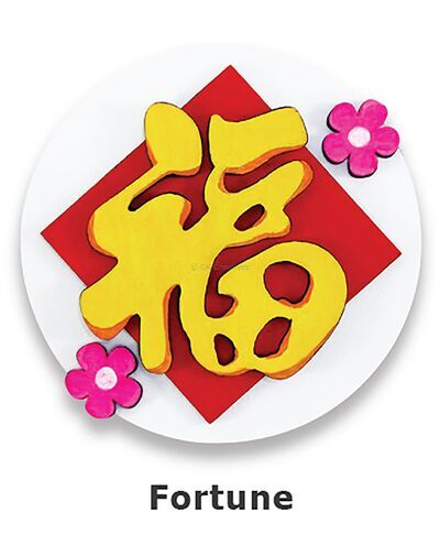 Chinese New Year Deco Board Magnet Kit - Fortune