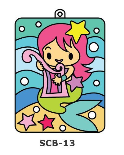 Suncatcher Board Painting Kit - Mermaid