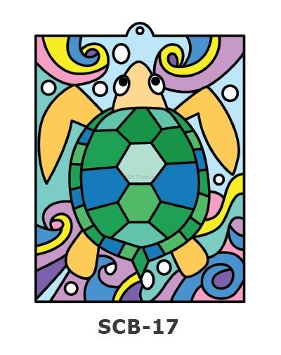 Suncatcher Board Painting Kit - Sea Turtle