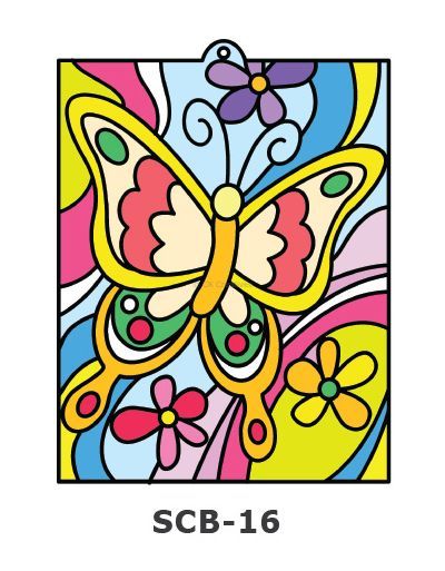 Suncatcher Board Painting Kit - Butterfly