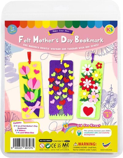 Felt Mother's Day Bookmark Kit